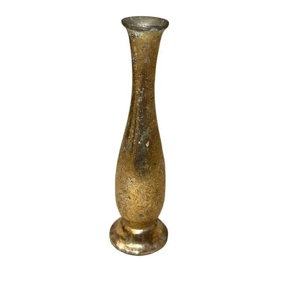 Vintage Silverplate Single Flower/Stem Bud Flute Vase 6-1/4
